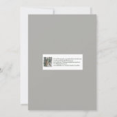 Zeiten vor langer Zeit Dankeskarte (Rückseite)