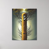 Zeitfenster Leinwanddruck (Vorderseite)