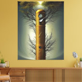 Zeitfenster Leinwanddruck (Insitu (Wohnzimmer))