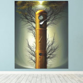 Zeitfenster Leinwanddruck (Insitu (Holzboden))