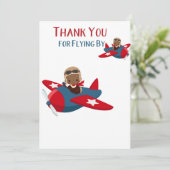 Zeitfliegen dank Ihrer Karte (Stehend Vorderseite)