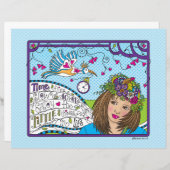 Zeitfliegen_Flachpapier Blatt 11"x 8,5" (Vorne/Hinten)