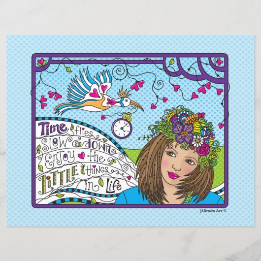 Zeitfliegen_Flachpapier Blatt 11"x 8,5" (Vorderseite)