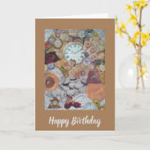 Zeitfliegen Karte (Gelbe Blume)