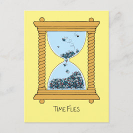 Zeitfliegen Postkarte