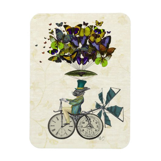 Zeitfliegen — Rabbit 3 Magnet (Vertikal)