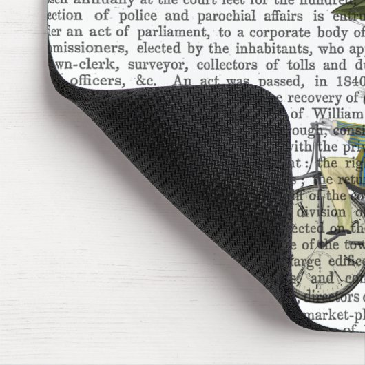 Zeitfliegen-Rabbit Mousepad (Ecke)