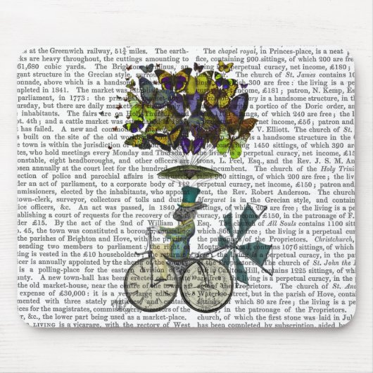 Zeitfliegen-Rabbit Mousepad (Vorne)