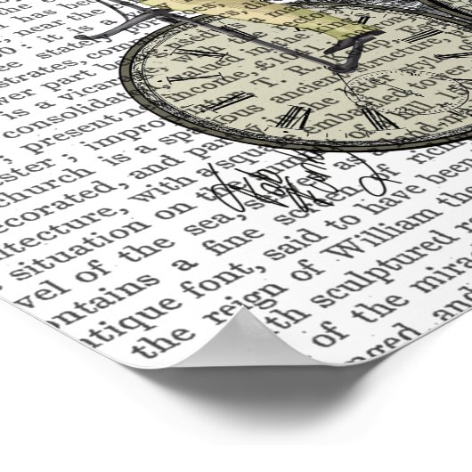 Zeitfliegen-Rabbit Poster (Ecke)