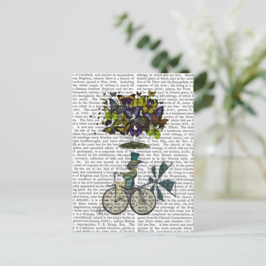 Zeitfliegen-Rabbit Postkarte (Stehend Vorderseite)