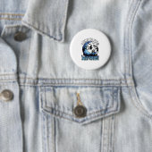 Zeitfliegende Hexen Halloween Fliegende Hexe Monds Button (Beispiel)