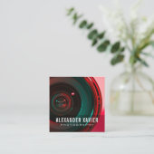 Zeitfotograf Quadratische Visitenkarte (Stehend Vorderseite)