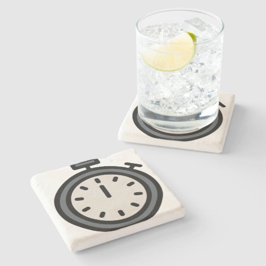 Zeitgeber Steinuntersetzer (Seitenansicht)