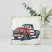 Zeitgeehrt: Vintager Ruhm Feiertagskarte (Stehend Vorderseite)