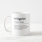 Zeitgeist Definition Deutsch zeitgenössisch Kaffeetasse (Links)