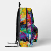 Zeitgemäß. Bedruckter Rucksack (Links)