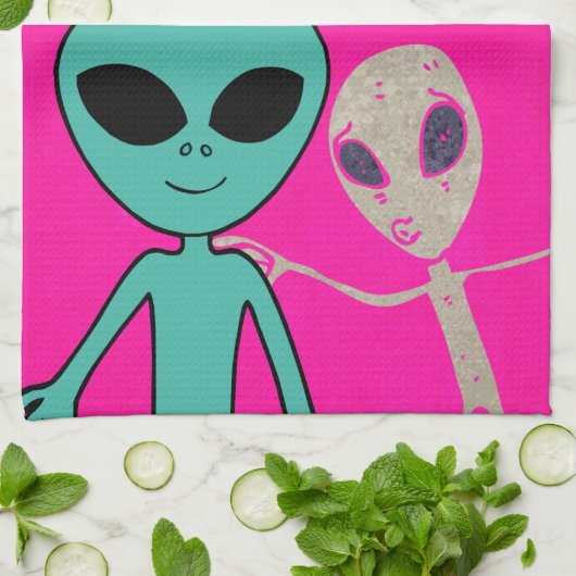 zeitgemäß geschirrtuch (Gefaltet)