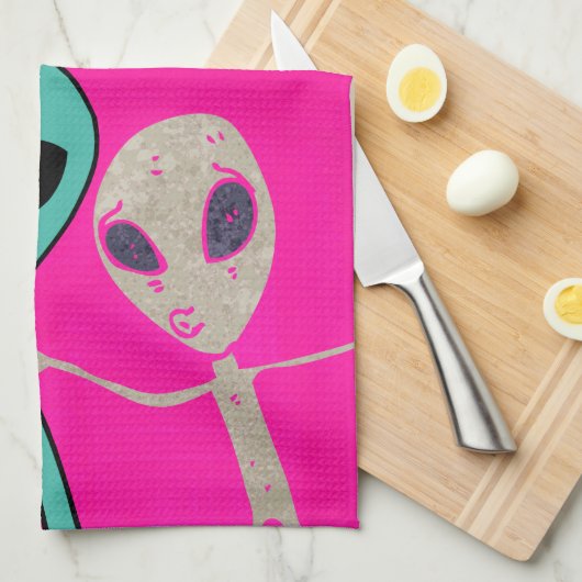 zeitgemäß geschirrtuch (Viertel Falte)