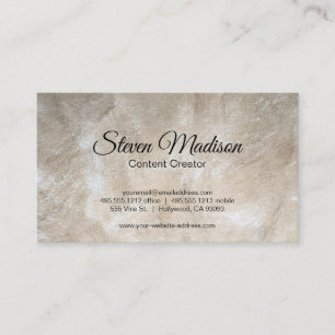 zeitgemäß   Künstlerisch   Classic Visitenkarte