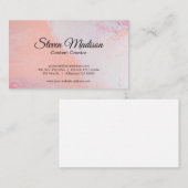 zeitgemäß | künstlerisch visitenkarte (Vorne/Hinten)