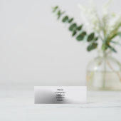 zeitgemäß mini visitenkarte (Stehend Vorderseite)