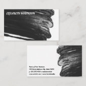 zeitgemäß | Schwarze Spray Paint | Ausdrücklich Visitenkarte (Vorne/Hinten)