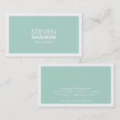 zeitgemäß visitenkarte (Vorne/Hinten)