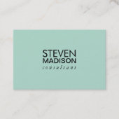 zeitgemäß visitenkarte (Vorderseite)