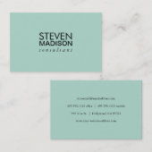 zeitgemäß visitenkarte (Vorne/Hinten)