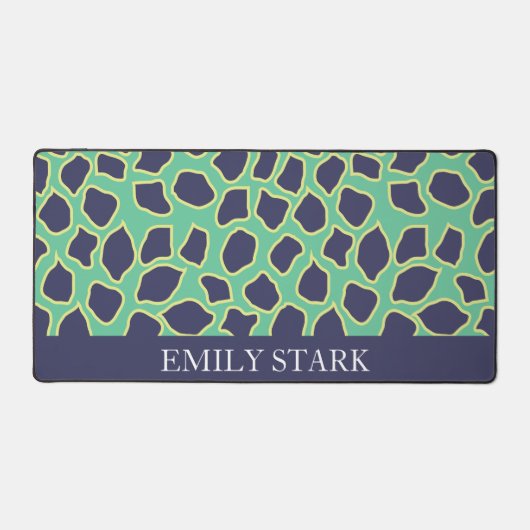 Zeitgemäße Abstrakte Schreibtischmatte mit Persona (Vorderseite)