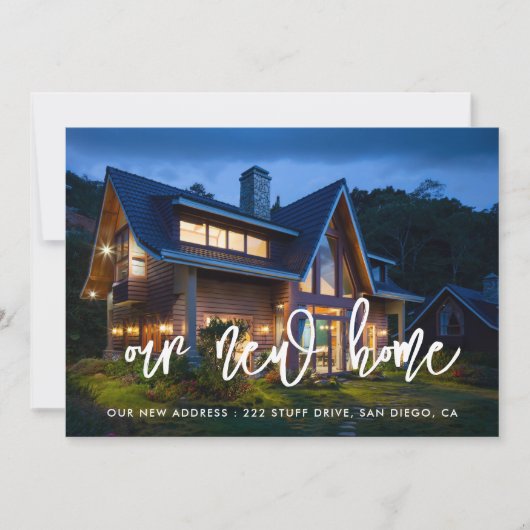 Zeitgemäße Ankündigung, das moderne Foto zu versch Ankündigung (Vorderseite)