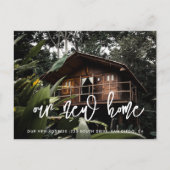 Zeitgemäße Ankündigung, das moderne Foto zu versch Postkarte (Vorderseite)