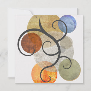 Zeitgemäße Gemusterte Kreise