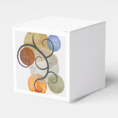 Zeitgemäße Gemusterte Kreise Geschenkschachtel (Vorderseite)
