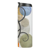 Zeitgemäße Gemusterte Kreise Thermosbecher (Nach rechts gedreht)