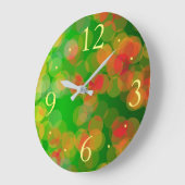 Zeitgemäße, helle Herbstfarben Küchenuhren Große Wanduhr (Winkel)