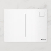 Zeitgemäße Imitate Silver Ombre Stripes & Black Postkarte (Rückseite)