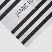 Zeitgemäße Imitate Silver Ombre Stripes & Black Seidenpapier (Ausschnitt)