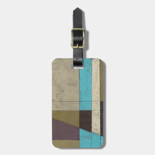 Zeitgemäße Minimalistische Malerei mit tiefer Farb Gepäckanhänger