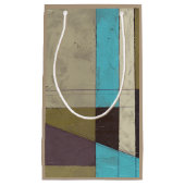 Zeitgemäße Minimalistische Malerei mit tiefer Farb Kleine Geschenktüte (Vorderseite)