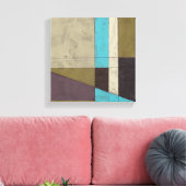 Zeitgemäße Minimalistische Malerei mit tiefer Farb Leinwanddruck (Insitu (Wohnzimmer))