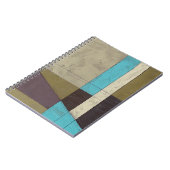 Zeitgemäße Minimalistische Malerei mit tiefer Farb Notizblock (Linke Seite)