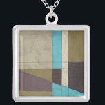 Zeitgemäße Minimalistische Malerei mit tiefer Farb Versilberte Kette<br><div class="desc">Was bekommt man,  wenn man einen Minimalismus mit tiefer,  reicher Farbe mischt? Sie bekommen dieses wunderbar zeitgenössische Gemälde von Jennifer Goldberger. Pflaume,  hellblau und grau mischen,  um dieses Stück zum Leben zu erwecken. Kaufen Sie Ihre Kopie noch heute!</div>