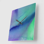 Zeitgemäße Wall-Uhr Quadratische Wanduhr (Winkel)