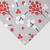 Zeitgemäße Winterberries-Papiere Seidenpapier (Detail)