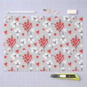 Zeitgemäße Winterberries-Papiere Seidenpapier (Handwerk)