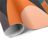 Zeitgemäßes Abstraktes Kunstpapier Geschenkpapier (Rolleneckpunkt)