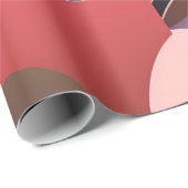 Zeitgemäßes Abstraktes Kunstpapier Geschenkpapier (Rolleneckpunkt)