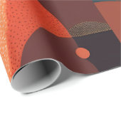 Zeitgemäßes Abstraktes Kunstpapier Geschenkpapier (Rolleneckpunkt)