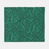 Zeitgemäßes Papier für botanische Impressionen Fleecedecke (Vorderseite (Horizontal))